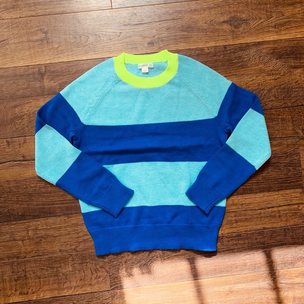 Boys J. Crew Striped Rugby Sweater